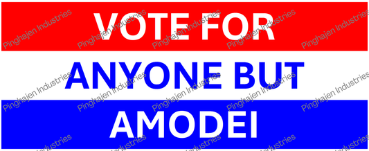 Vote for anyone but AMODEI | White Glossy Mug