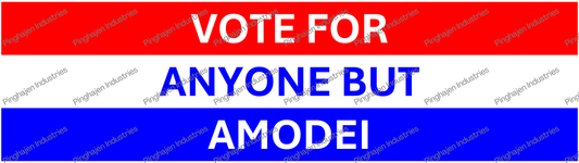 Vote for anyone but AMODEI | Kiss-Cut Stickers