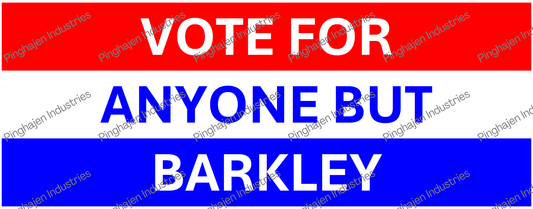Vote for anyone but BARKLEY | White Glossy Mug