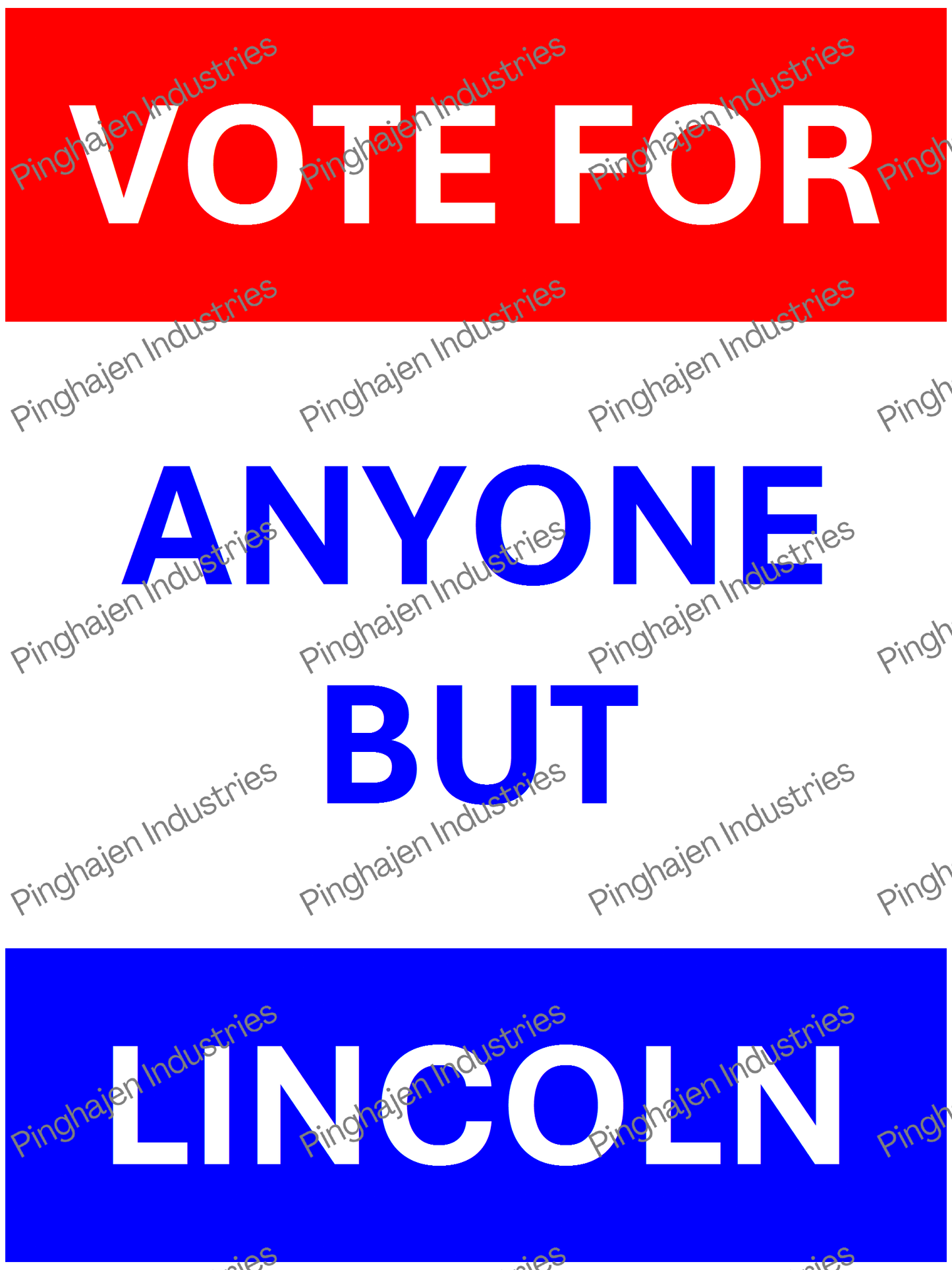 Vote for anyone but LINCOLN | Unisex Classic Tee | Gildan 5000