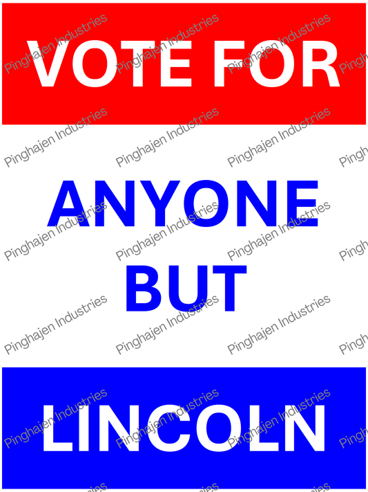 Vote for anyone but LINCOLN | Unisex Classic Tee | Gildan 5000