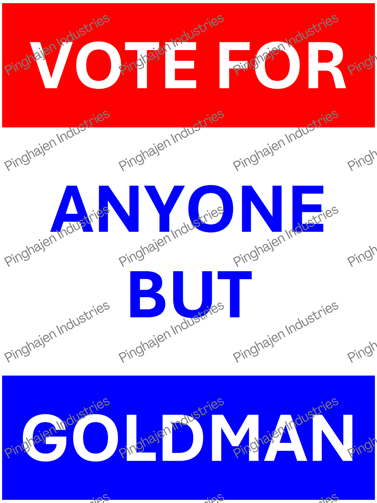 Vote for anyone but GOLDMAN | Unisex Classic Tee | Gildan 5000
