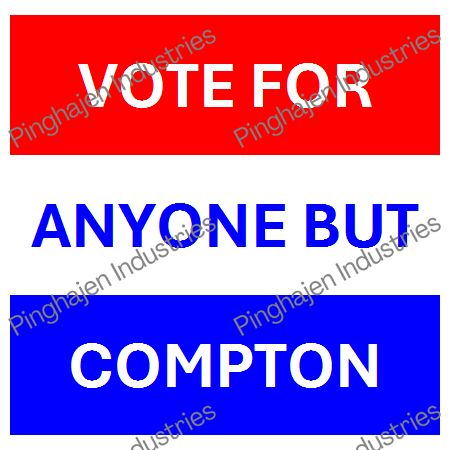 Vote for anyone but COMPTON | Unisex Classic Tee | Gildan 5000