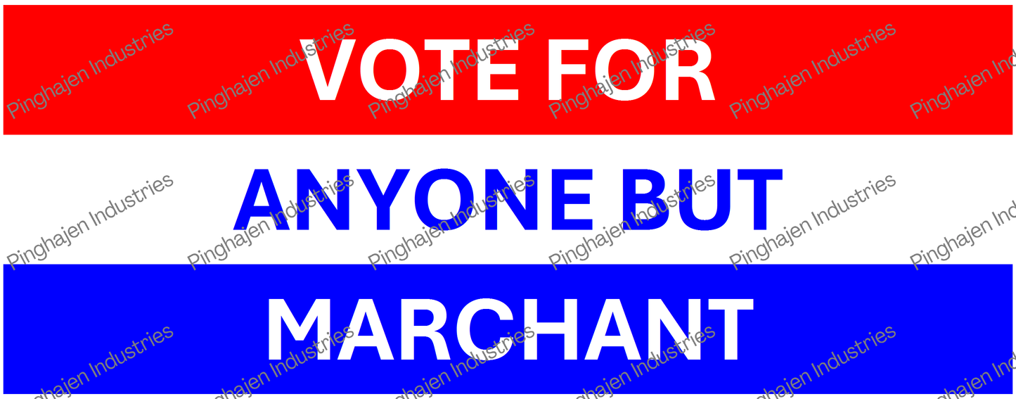 Vote for anyone but MARCHANT | White Glossy Mug