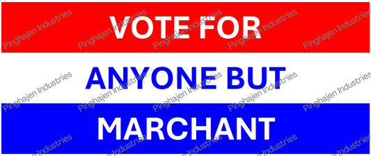 Vote for anyone but MARCHANT | White Glossy Mug