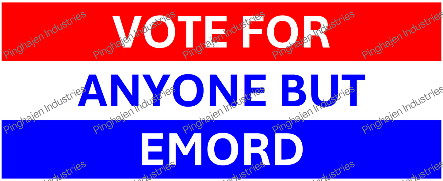Vote for anyone but EMORD | White Glossy Mug