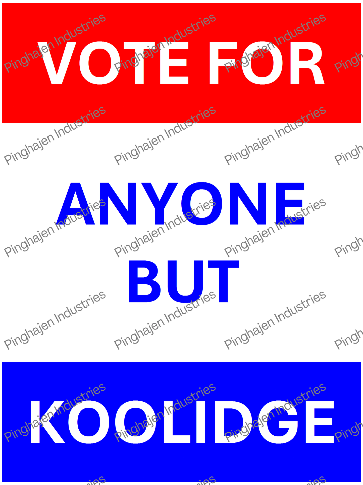 Vote for anyone but KOOLIDGE | Unisex Classic Tee | Gildan 5000