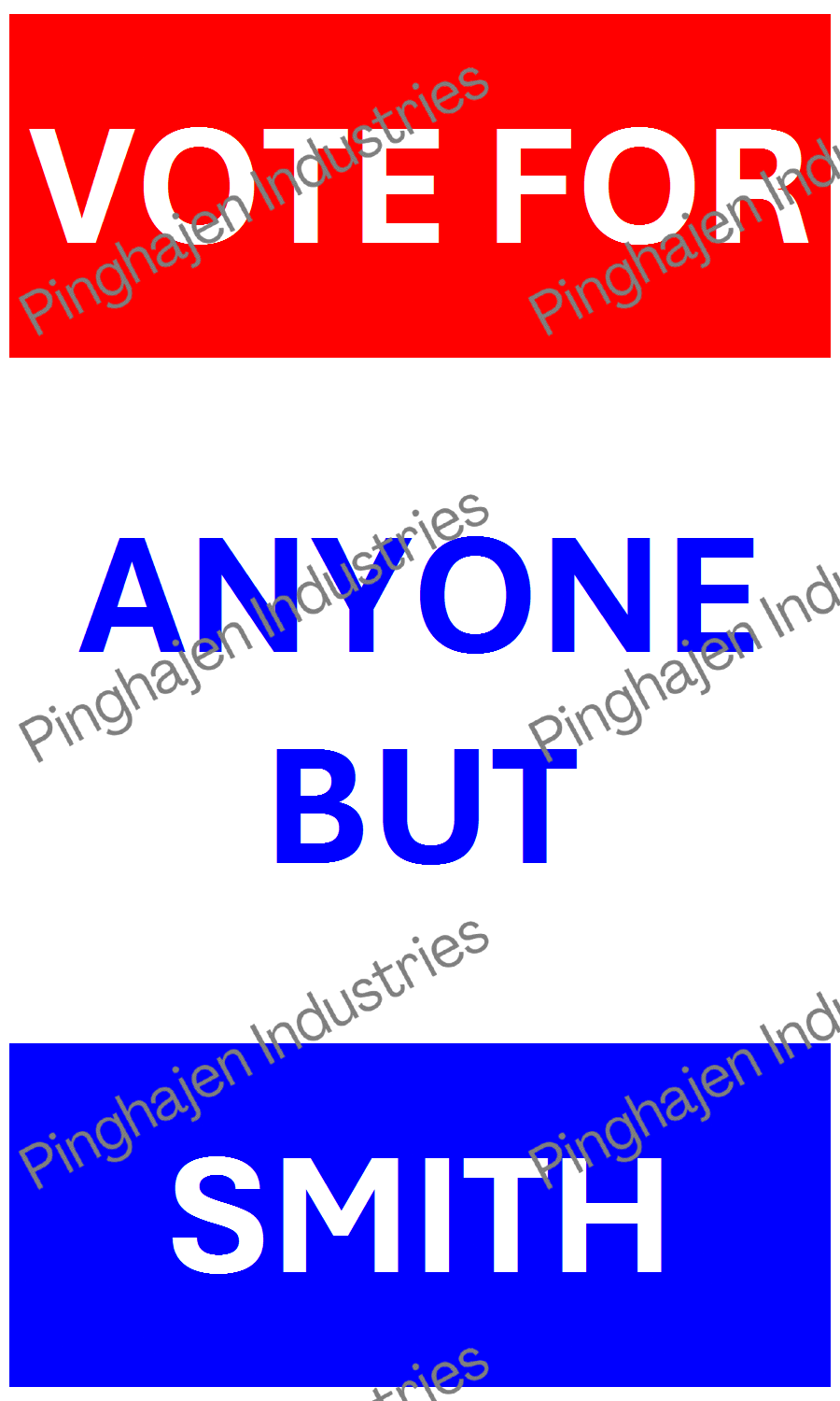 Vote for anyone but SMITH | Hardcover Bound Notebook | JournalBook®