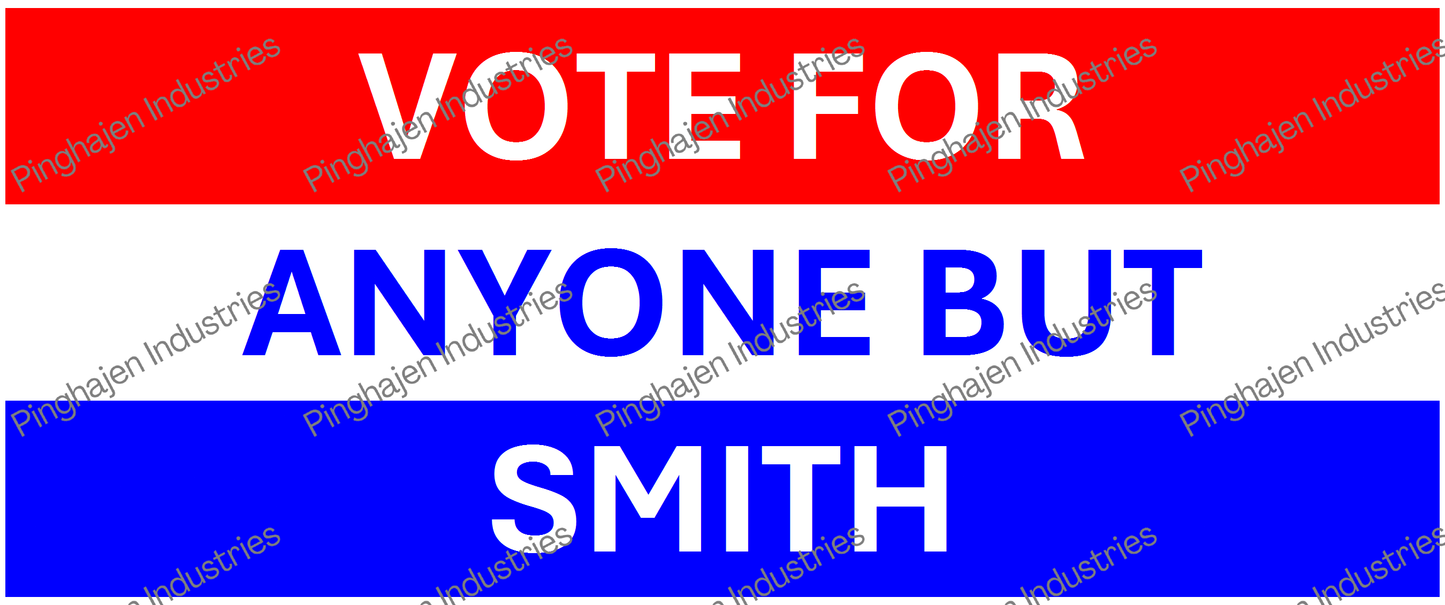 Vote for anyone but SMITH | White Glossy Mug