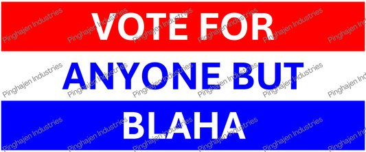 Vote for anyone but BLAHA | White Glossy Mug