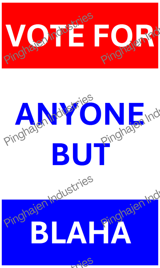 Vote for anyone but BLAHA | Hardcover Bound Notebook | JournalBook®