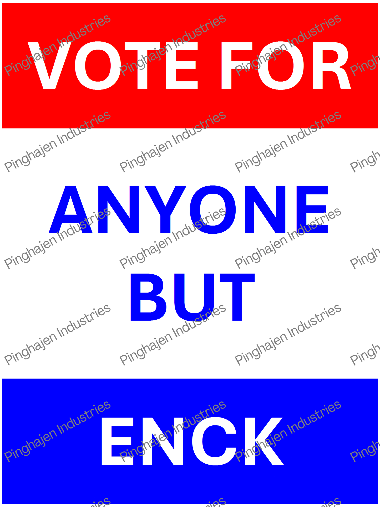 Vote for anyone but ENCK | Unisex Classic Tee | Gildan 5000
