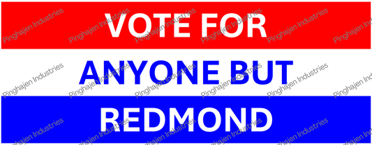 Vote for anyone but REDMOND | White Glossy Mug