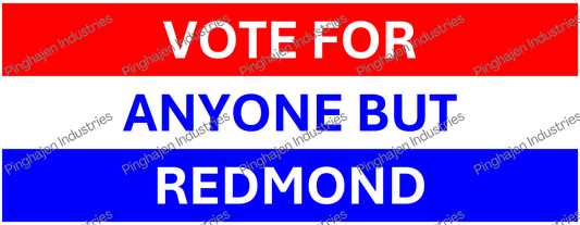 Vote for anyone but REDMOND | White Glossy Mug