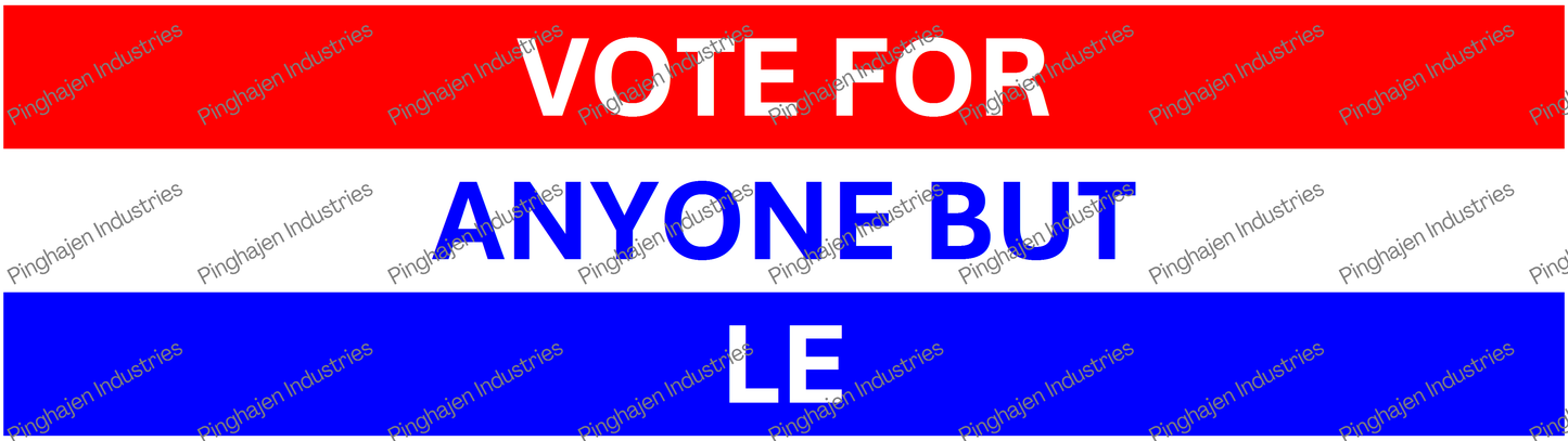 Vote for anyone but LE | Kiss-Cut Stickers