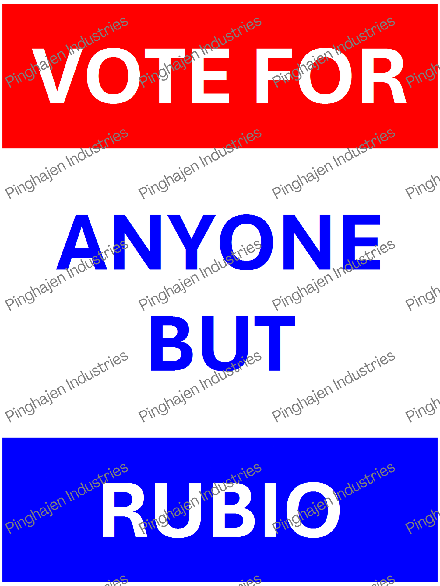 Vote for anyone but RUBIO | Unisex Classic Tee | Gildan 5000