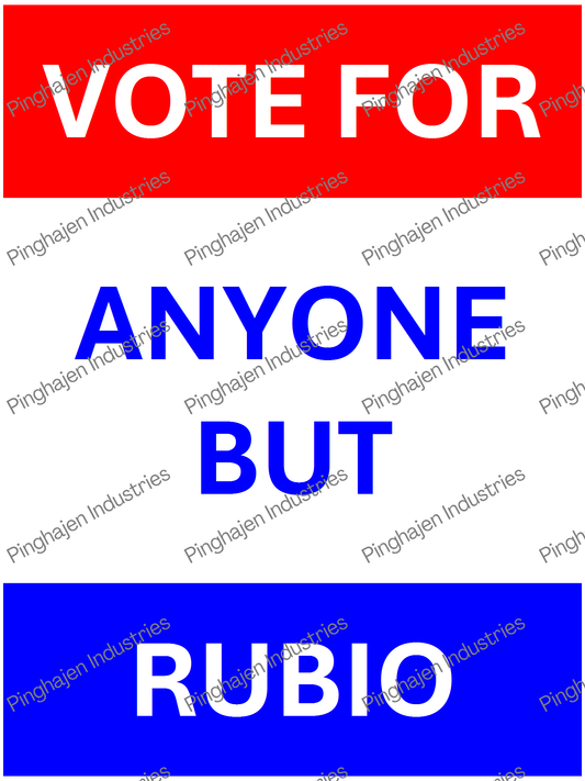 Vote for anyone but RUBIO | Unisex Classic Tee | Gildan 5000
