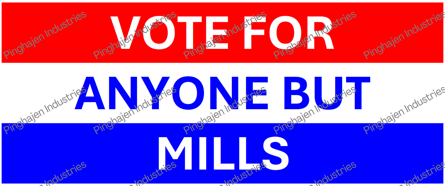 Vote for anyone but MILLS | White Glossy Mug