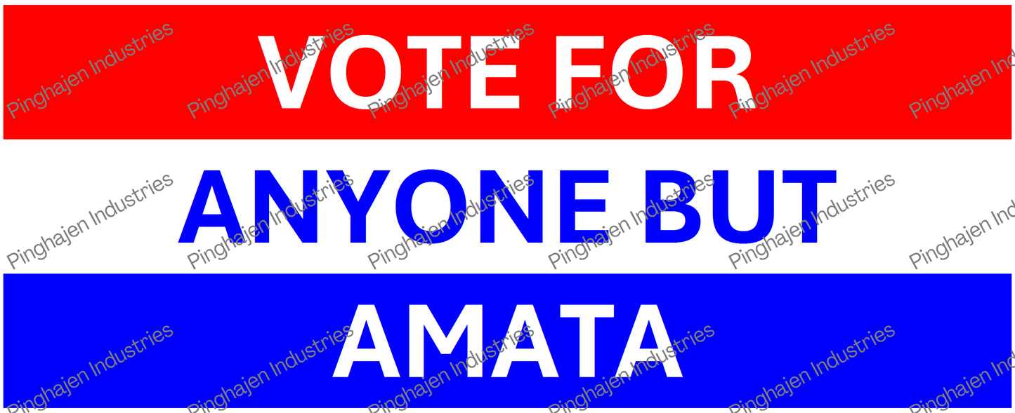 Vote for anyone but AMATA | White Glossy Mug