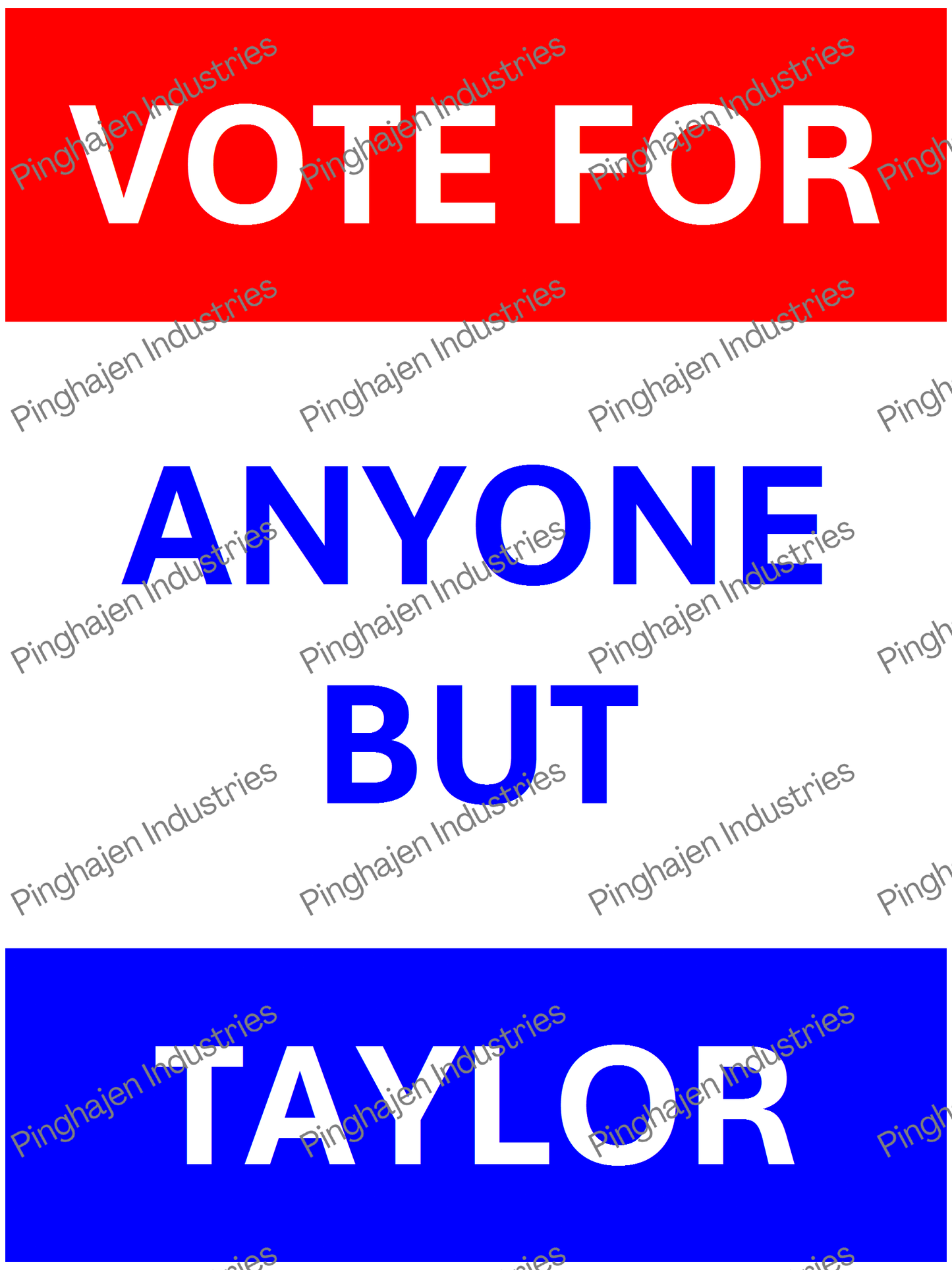 Vote for anyone but TAYLOR | Unisex Classic Tee | Gildan 5000
