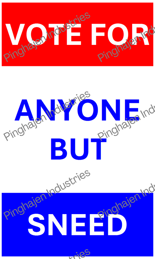 Vote for anyone but SNEED | Hardcover Bound Notebook | JournalBook®