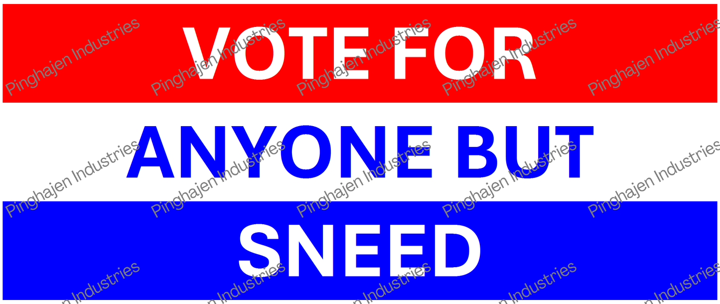 Vote for anyone but SNEED | White Glossy Mug