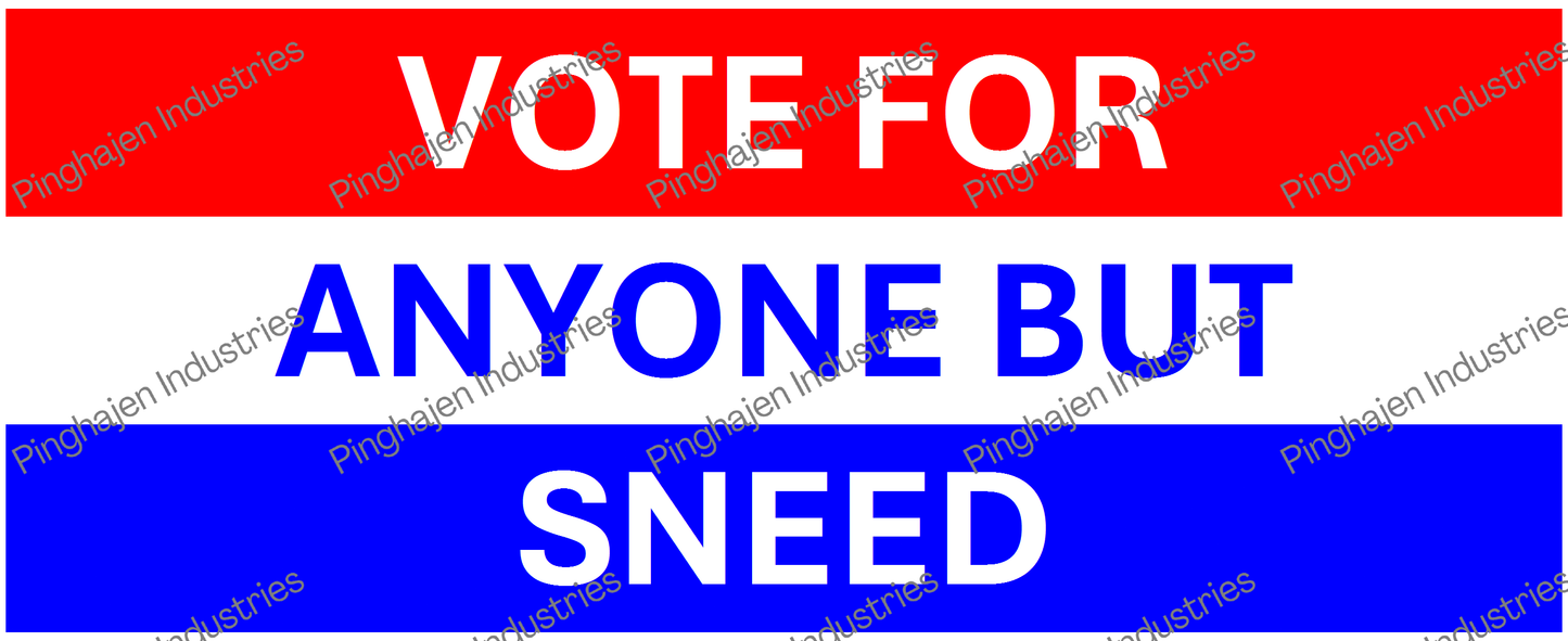 Vote for anyone but SNEED | White Glossy Mug