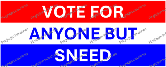 Vote for anyone but SNEED | White Glossy Mug