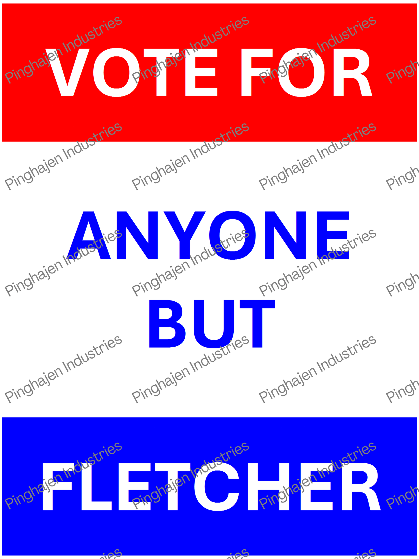 Vote for anyone but FLETCHER | Unisex Classic Tee | Gildan 5000