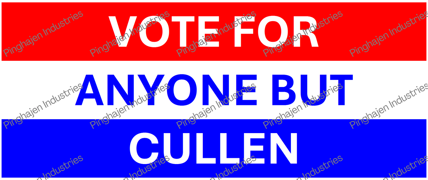 Vote for anyone but CULLEN | White Glossy Mug