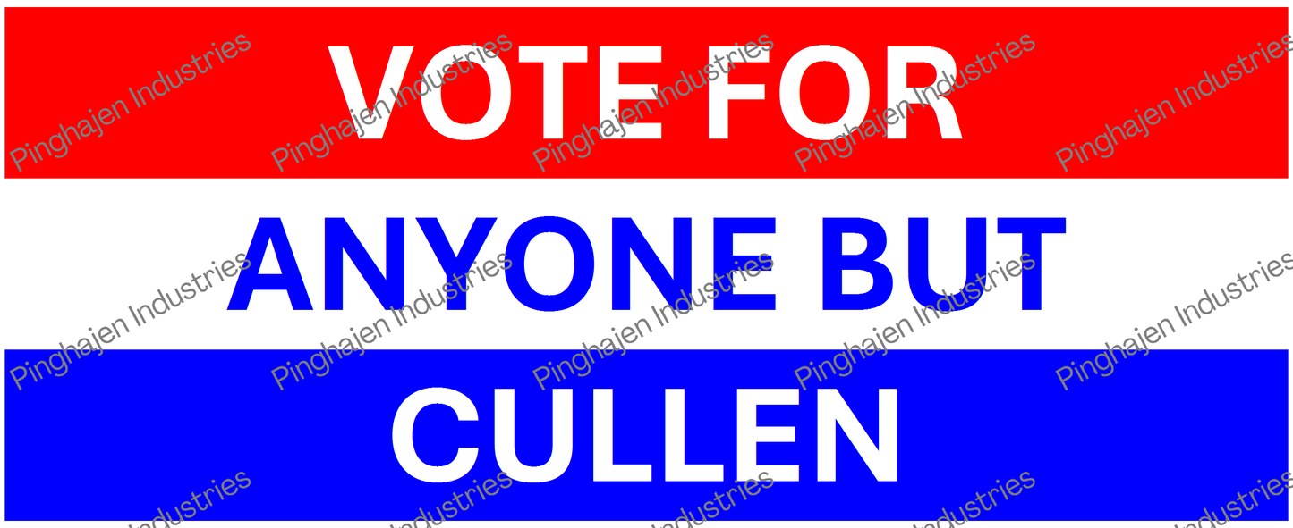 Vote for anyone but CULLEN | White Glossy Mug