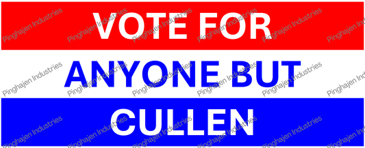 Vote for anyone but CULLEN | White Glossy Mug