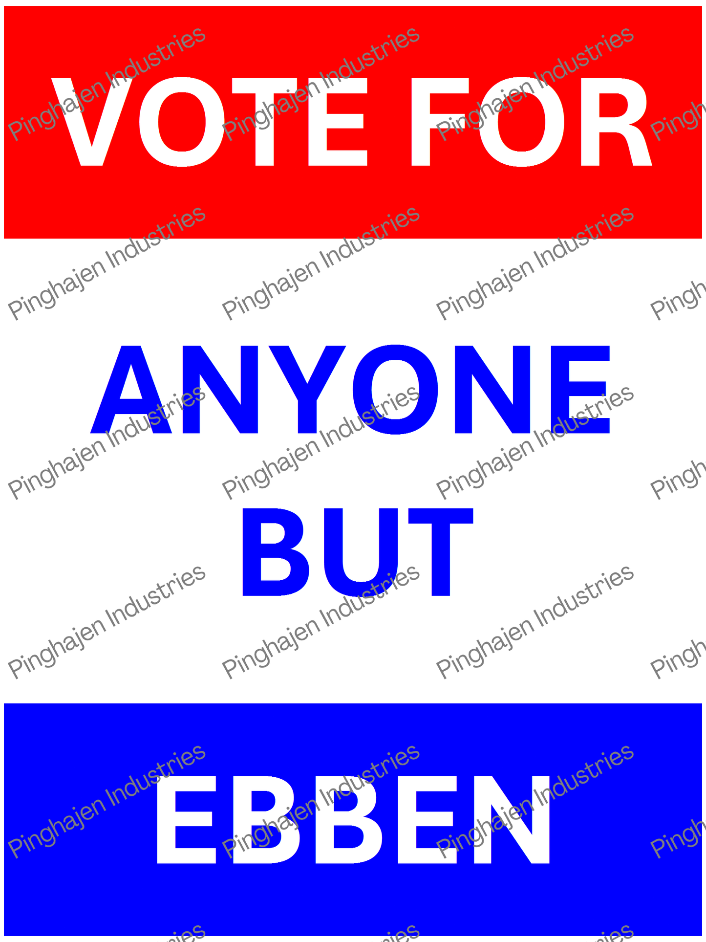 Vote for anyone but EBBEN | Unisex Classic Tee | Gildan 5000