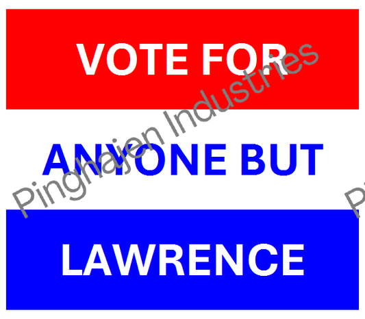 Vote for anyone but LAWRENCE | Unisex Classic Tee | Gildan 5000