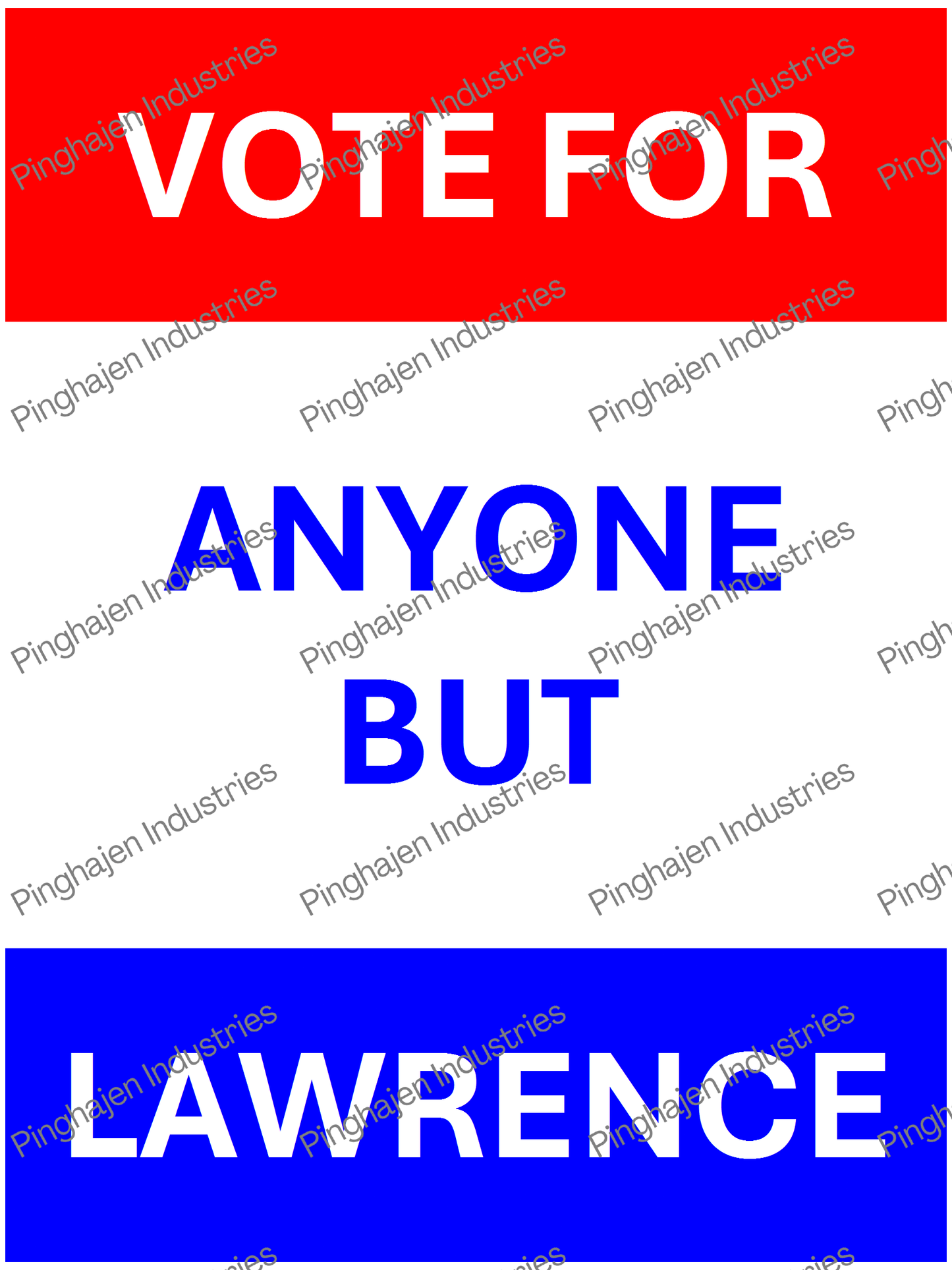 Vote for anyone but LAWRENCE | Unisex Classic Tee | Gildan 5000