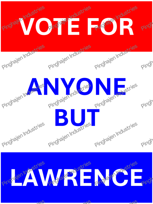 Vote for anyone but LAWRENCE | Unisex Classic Tee | Gildan 5000