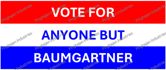 Vote for anyone but BAUMGARTNER | White Glossy Mug