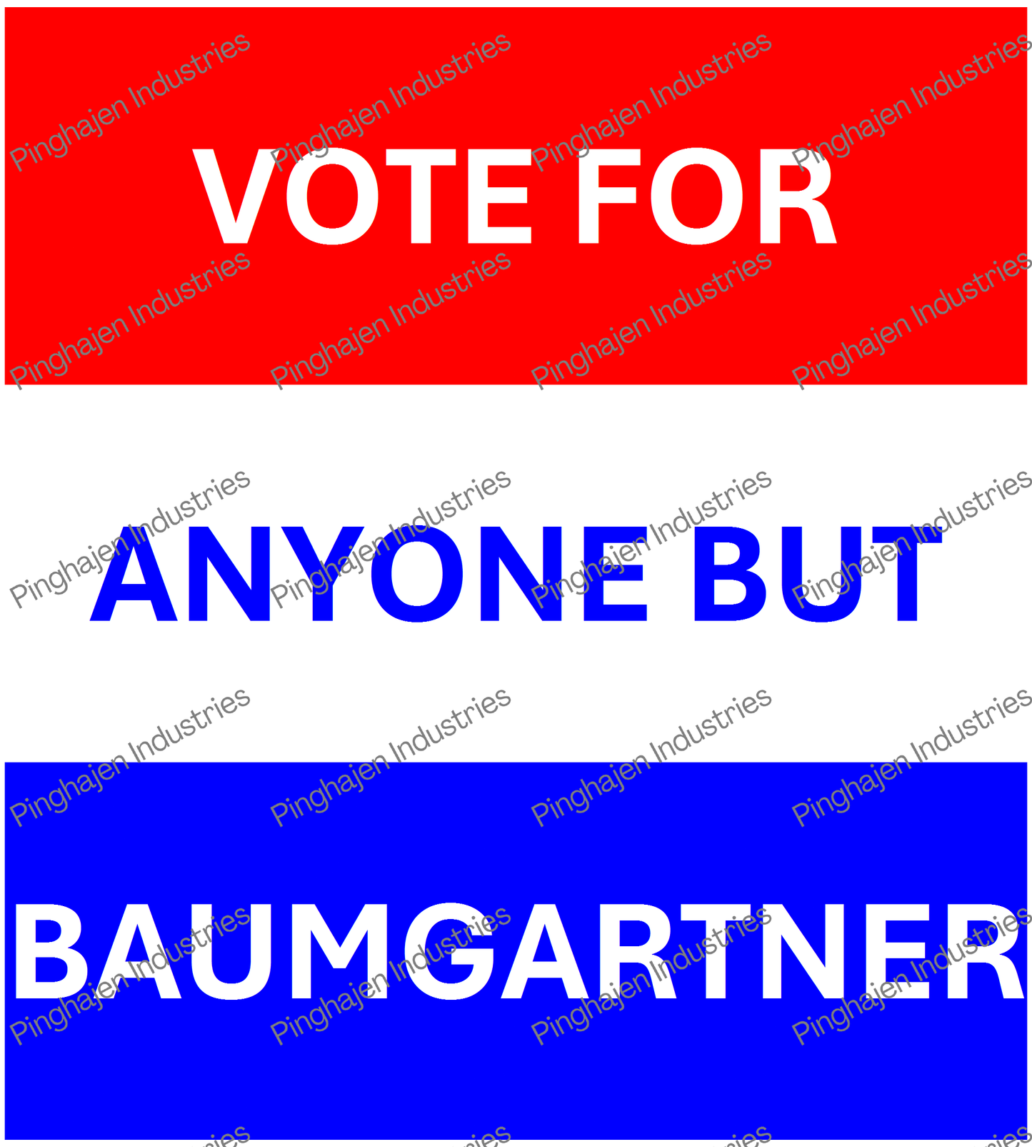Vote for anyone but BAUMGARTNER | Unisex Classic Tee | Gildan 5000