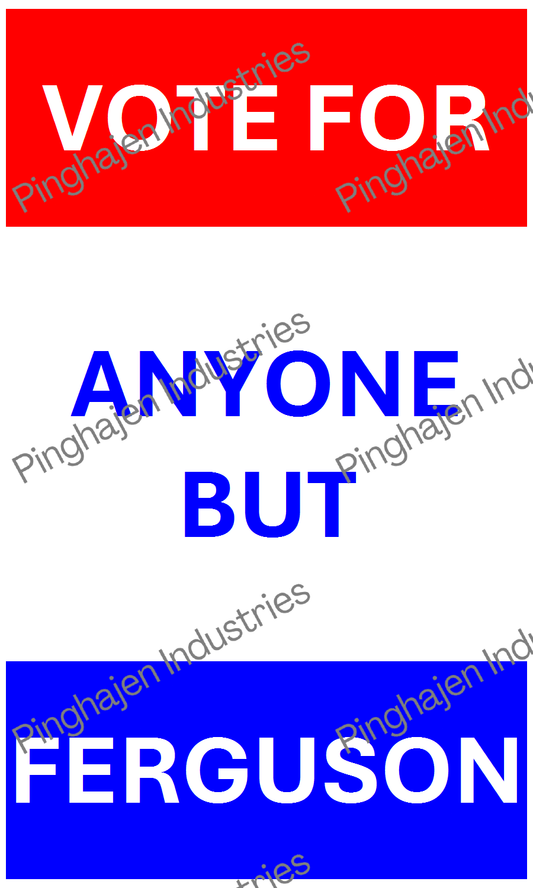 Vote for anyone but FERGUSON | Hardcover Bound Notebook | JournalBook®
