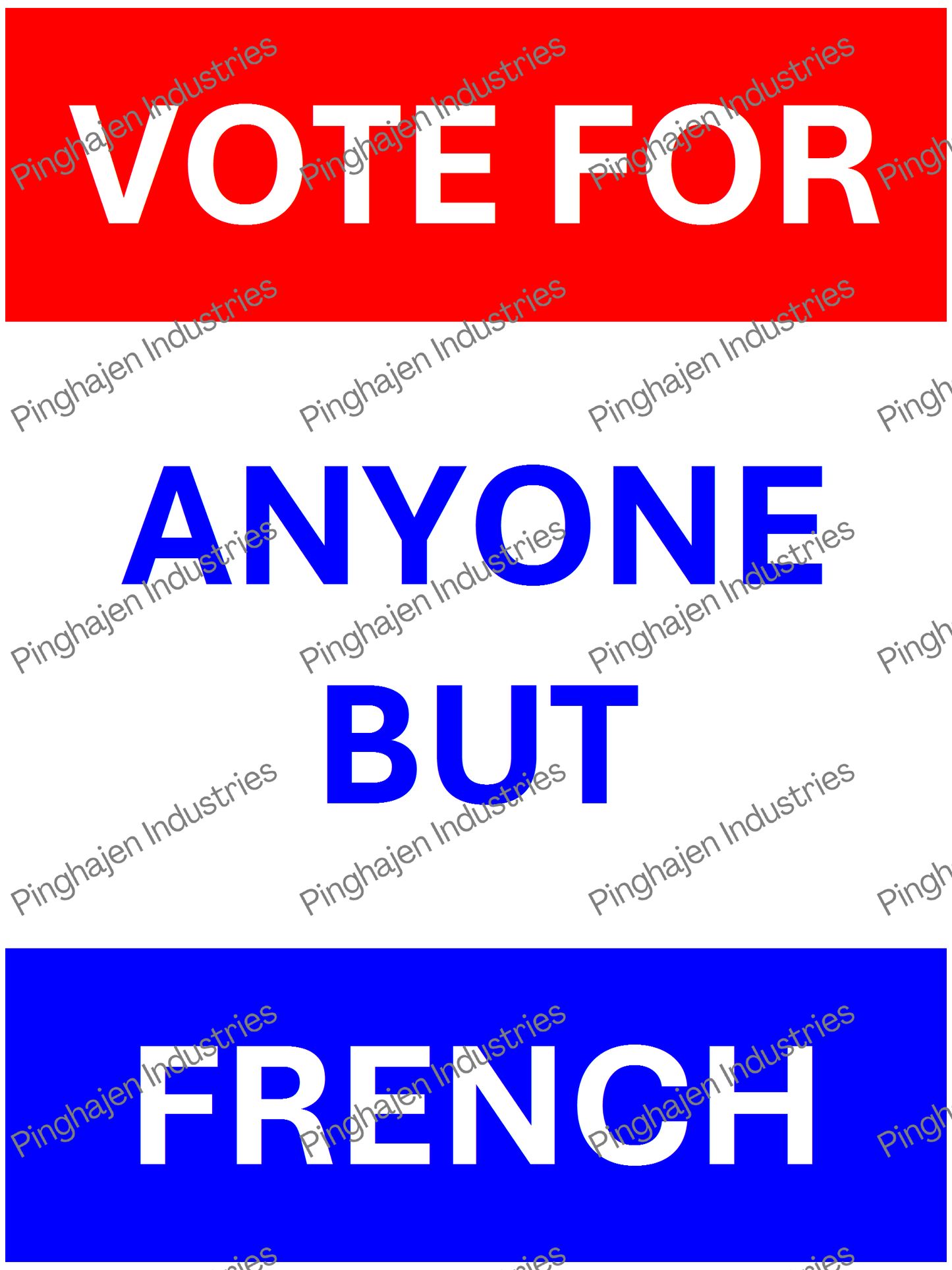 Vote for anyone but FRENCH | Unisex Classic Tee | Gildan 5000