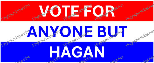 Vote for anyone but HAGAN | White Glossy Mug