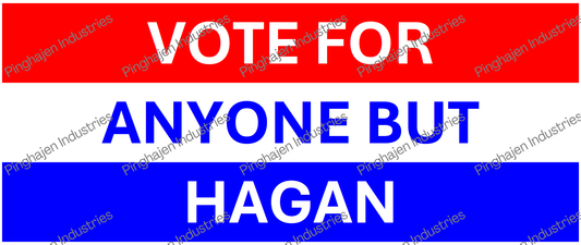 Vote for anyone but HAGAN | White Glossy Mug