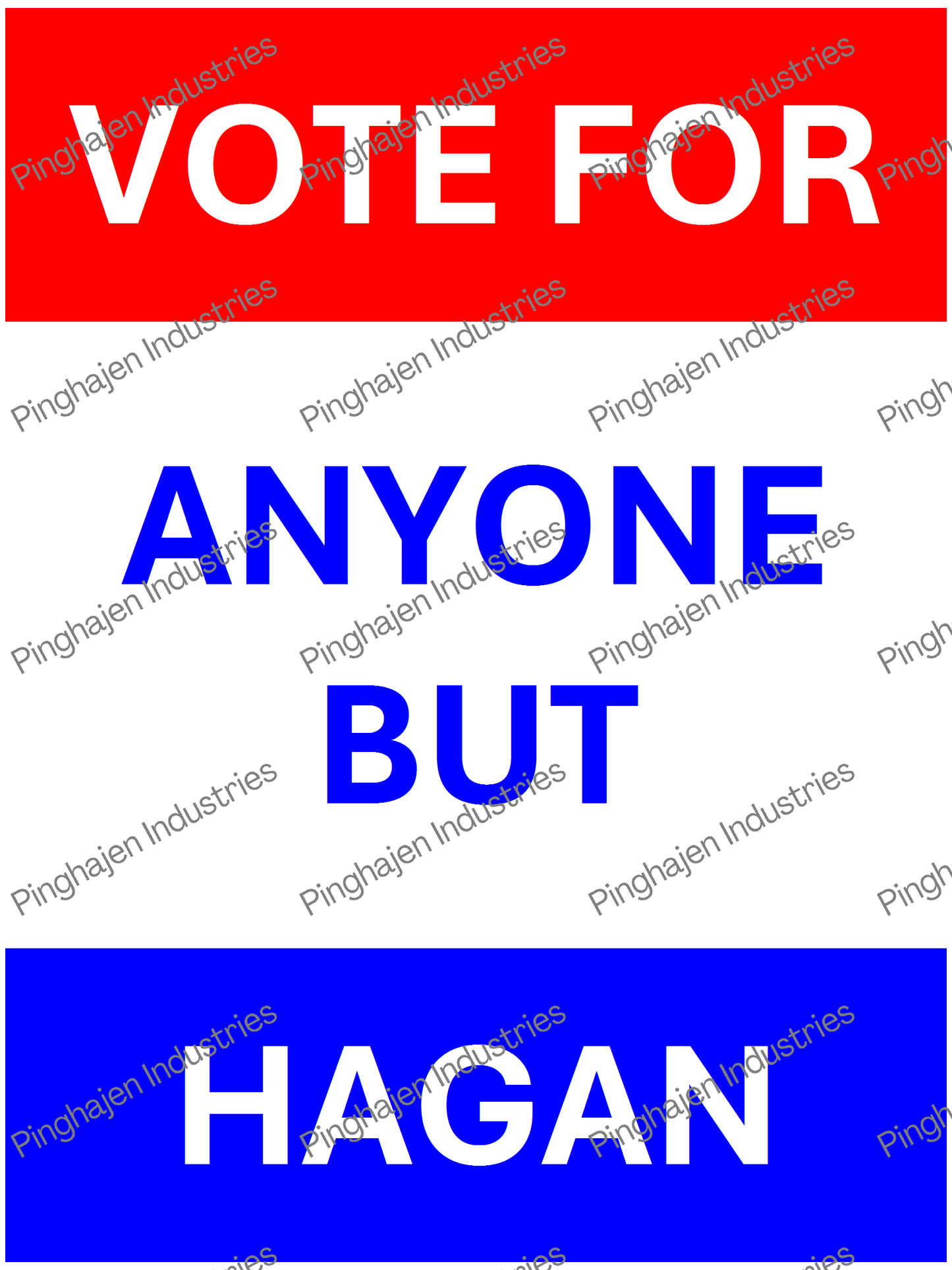 Vote for anyone but HAGAN | Unisex Classic Tee | Gildan 5000