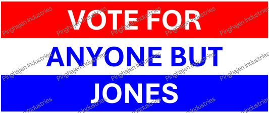 Vote for anyone but JONES | White Glossy Mug